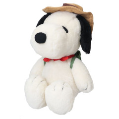 Japan Peanuts Fluffy Plush Doll (M) - Snoopy / Beagle Scout