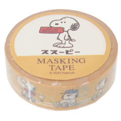 Japan Peanuts Washi Masking Tape - Snoopy / Orange Retro