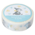 Japan Moomin Washi Masking Tape - Little My : White & Blue - 1