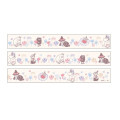 Japan Moomin Washi Masking Tape - Moomintroll : Pink Flora - 3