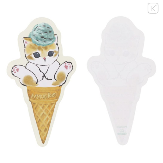 Japan Mofusand Mini Letter Set - Cat / Ice Cream - 2