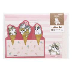 Japan Mofusand Letter Set - Cat / Ice Cream