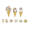 Japan Mofusand Sticker Set - Cat / Ice Cream - 4