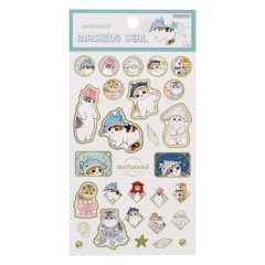 Japan Mofusand Masking Seal Sticker - Cat / Sea Creature Nyan