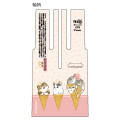 Japan Mofusand FriXion Ball 3 Slim Color Multi Erasable Gel Pen - Cat / Ice Cream - 4