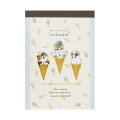 Japan Mofusand Mini Notepad - Cat / Ice Cream - 1