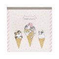 Japan Mofusand Memo Pad - Cat / Ice Cream - 1