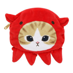 Japan Mofusand Double Side Flat Pouch - Cat / Mendako Hat