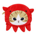 Japan Mofusand Double Side Flat Pouch - Cat / Mendako Hat - 1