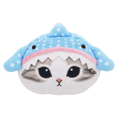 Japan Mofusand Double Side Face Flat Pouch - Cat / Jinbei Hat