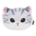 Japan Mofusand Double Side Face Flat Pouch - Cat / Jinbei Hat - 4