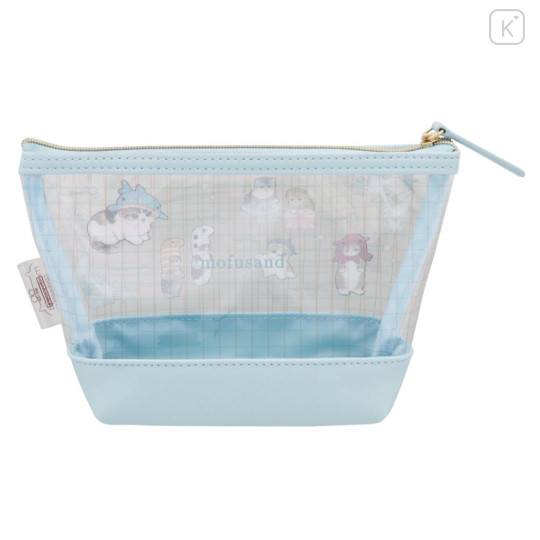 Japan Mofusand Clear Pouch - Cat / Sea Creature Nyan - 2