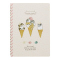 Japan Mofusand A5 Twin Ring Notebook - Cat / Ice Cream - 1