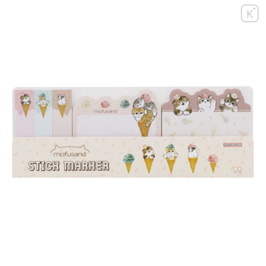 Japan Mofusand Sticky Notes - Cat / Ice Cream - 1