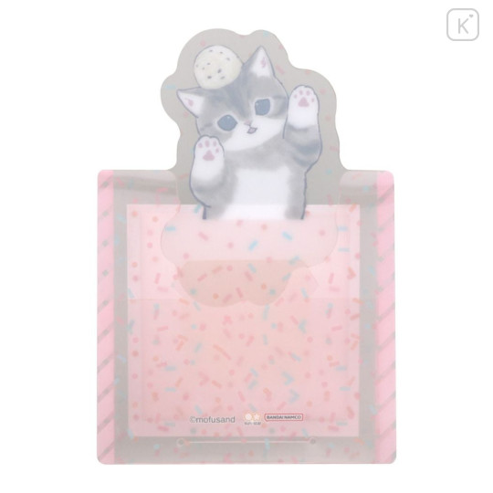 Japan Mofusand Sticky Notes Stand - Cat / Ice Cream - 3