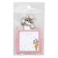 Japan Mofusand Sticky Notes Stand - Cat / Ice Cream - 4