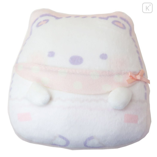Japan San-X Mascot Mochi Squeeze Pouch - Sumikko Gurashi / Baby Shirokuma - 1