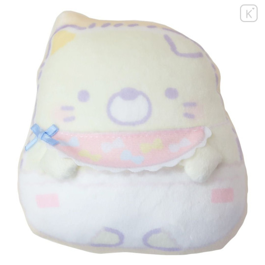 Japan San-X Mascot Mochi Squeeze Pouch - Sumikko Gurashi / Baby Neko - 1