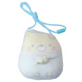 Japan San-X Mascot Mochi Squeeze Neck Pouch - Sumikko Gurashi / Baby Cat - 1