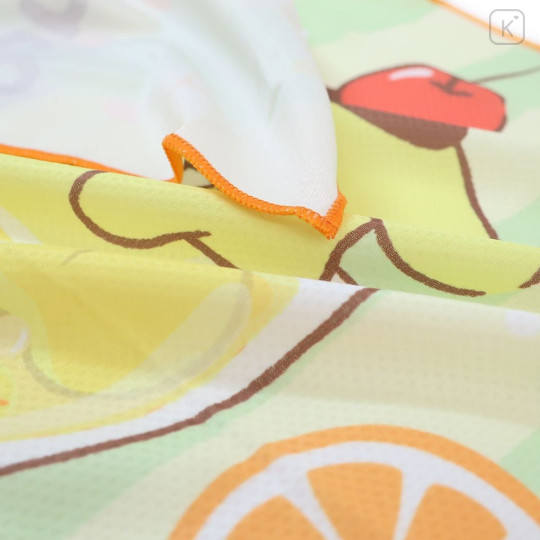 Japan Sanrio Long Cool Towel - Pompompurin / Sparkling Drink - 2
