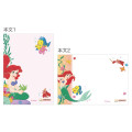 Japan Disney Mini Notepad - Ariel / Pink Sea - 4