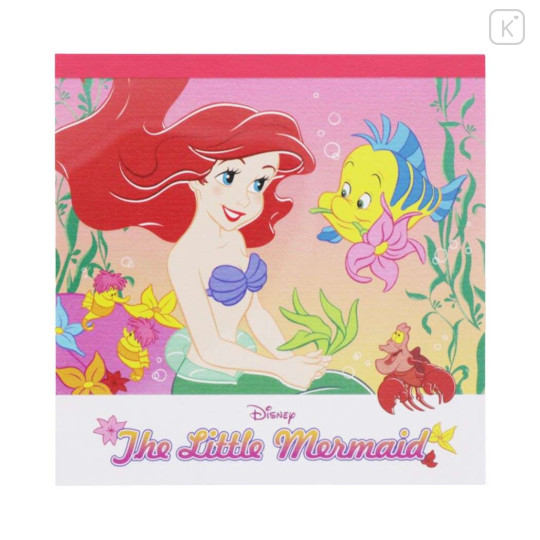 Japan Disney Memo Paper - Ariel / Pink Sea - 1