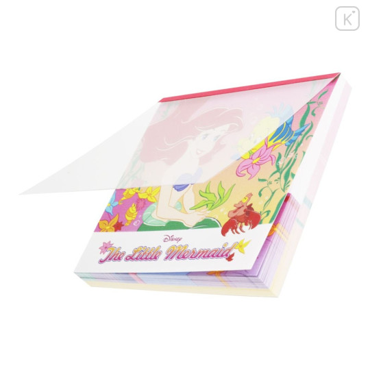 Japan Disney Memo Paper - Ariel / Pink Sea - 3