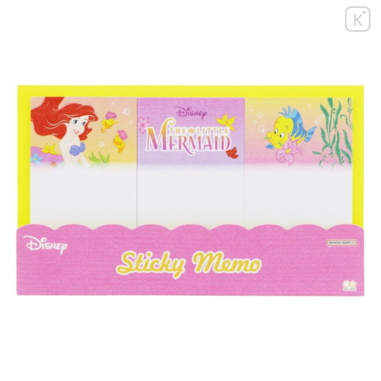 Japan Disney Sticky Notes - Ariel / Pink Sea - 1