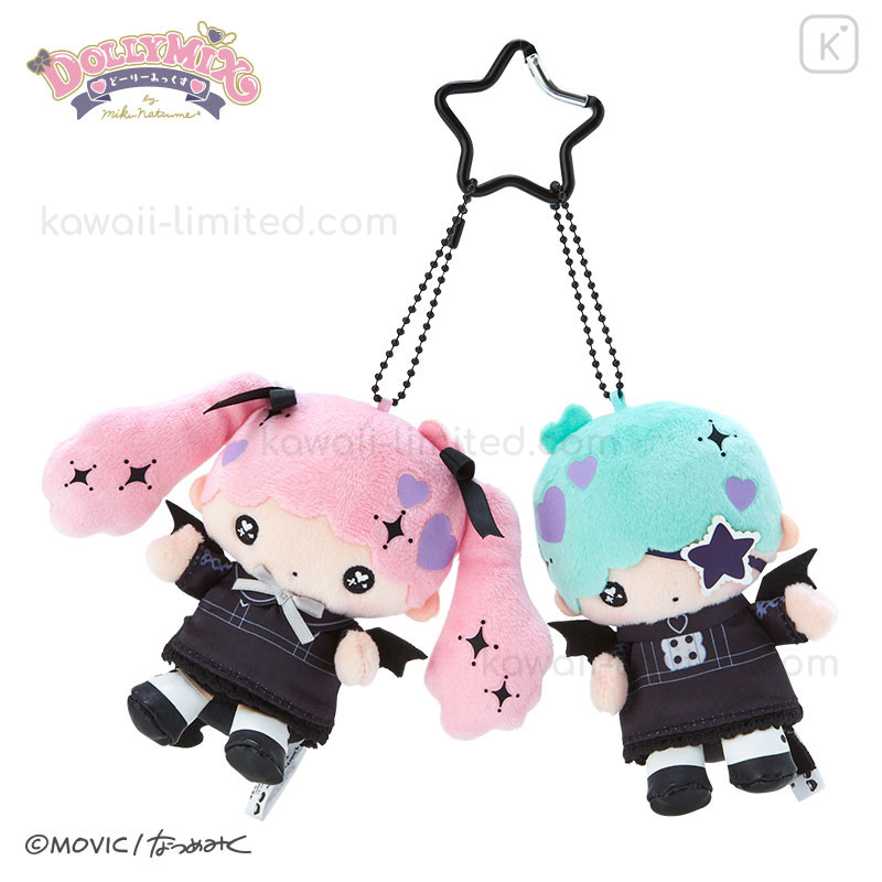 Japan Sanrio Dolly Mix Mascot Holder Set - Little Twin Stars