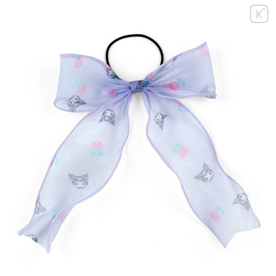 Japan Sanrio Original Ribbon Ponytail Holder - Kuromi - 1