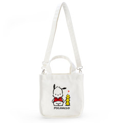 Japan Sanrio Original 2way Mini Tote Bag - Pochacco