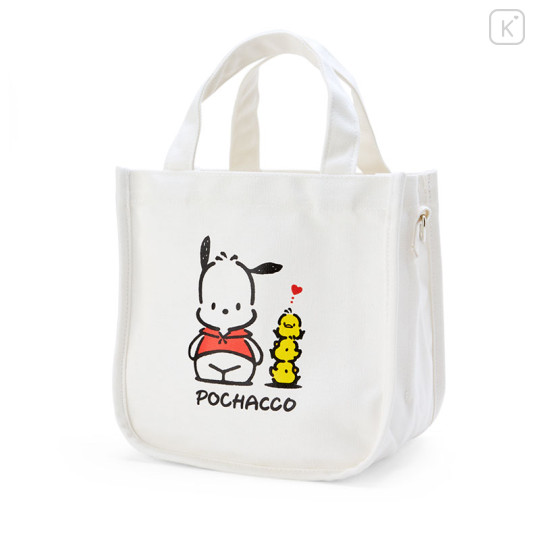 Japan Sanrio Original 2way Mini Tote Bag - Pochacco - 2