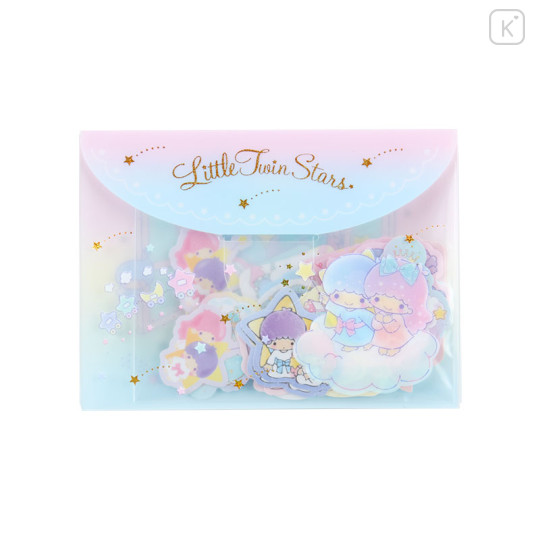 Japan Sanrio Original Sticker & Case Set - Little Twin Stars - 1