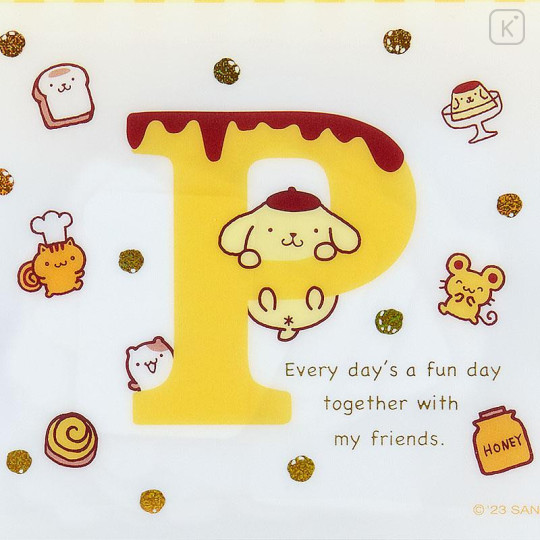 Japan Sanrio Original Sticker & Case Set - Pompompurin - 5