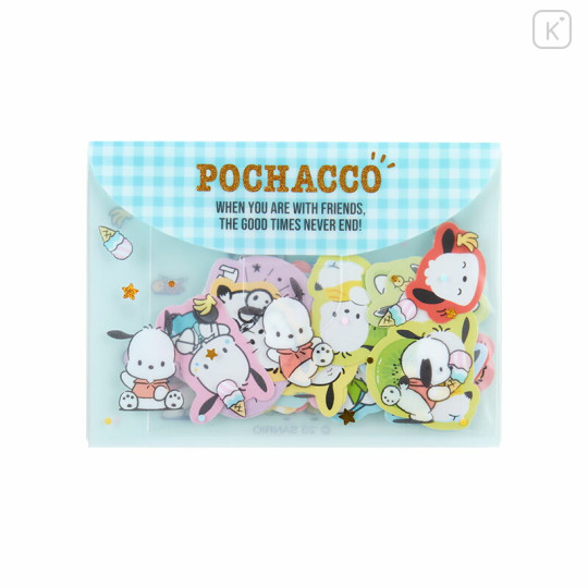 Japan Sanrio Original Sticker & Case Set - Pochacco - 1