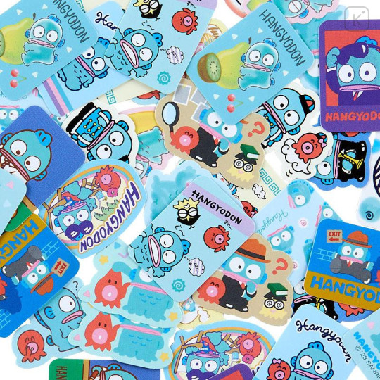 Japan Sanrio Original Sticker & Case Set - Hangyodon - 6