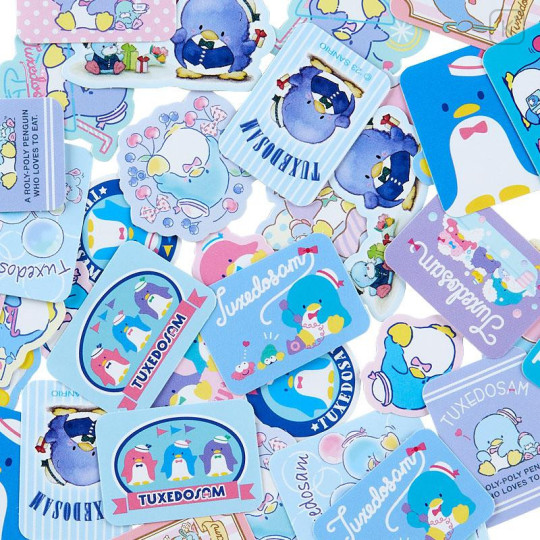 Japan Sanrio Original Sticker & Case Set - Tuxedosam - 6