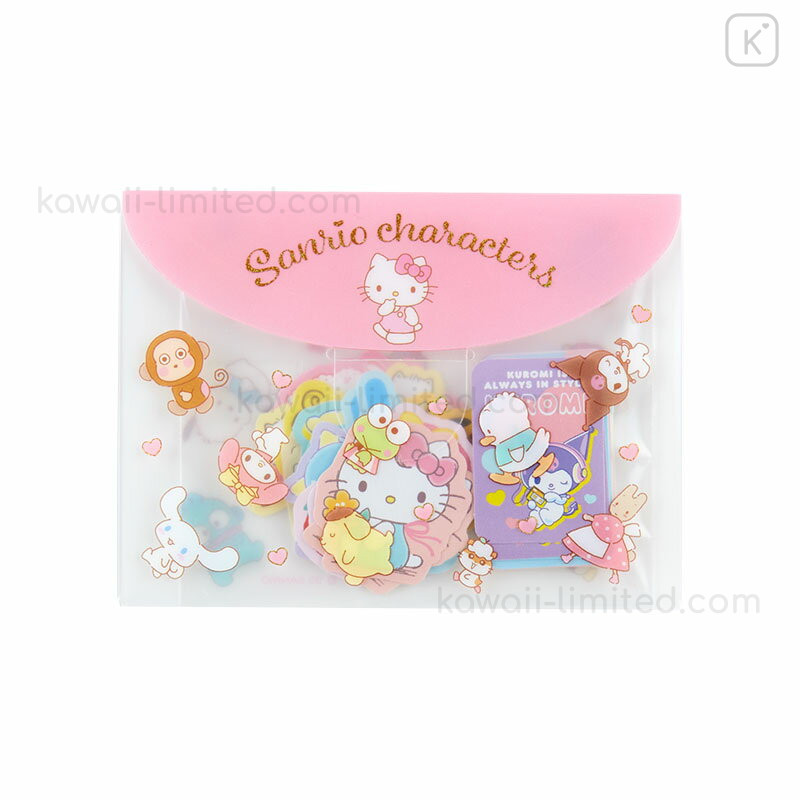 Sanrio Characters Clear Pouch Stationery Set