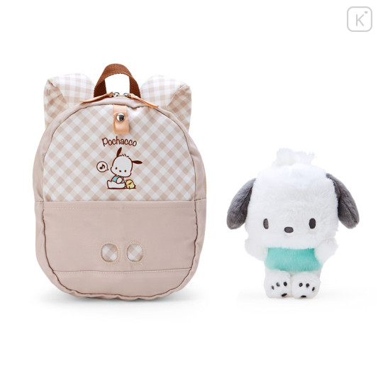 Japan Sanrio Original Plush Kids Backpack - Pochacco - 2