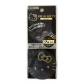 Japan Sanrio Soft Coaster - Hello Kitty / Black & Gold - 3