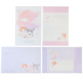 Japan Sanrio Letter Set - Kuromi & Melody / Fluffy Cloud & Flora - 3