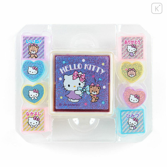 Japan Sanrio Original Stamp Set - Hello Kitty - 3