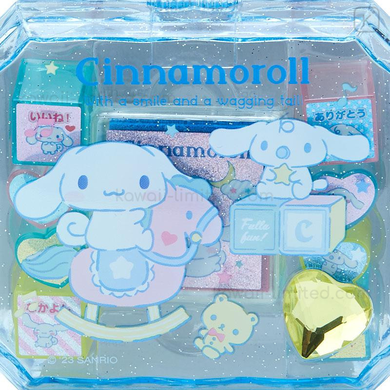 Japan Sanrio Original Sticker & Case Set - Cinnamoroll