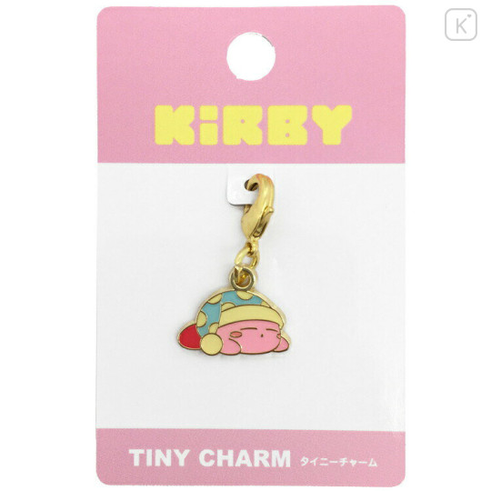Japan Kirby Tiny Metal Charm - Sleeping - 1