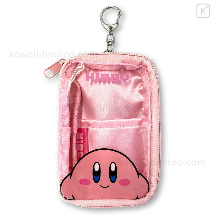 Japan Kirby Clear Card Pouch - Kirby / Pink