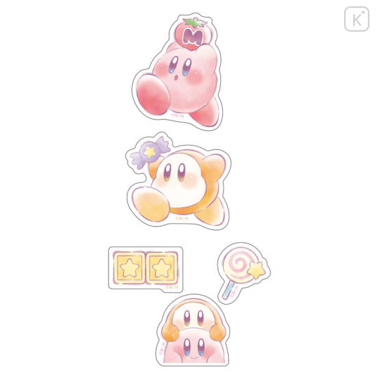Japan Kirby Vinyl Deco Sticker Set - Kirby & Waddle Dee / Dream Land - 2