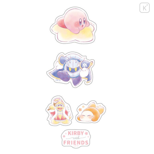 Japan Kirby Vinyl Deco Sticker Set - Kirby & Friends - 2