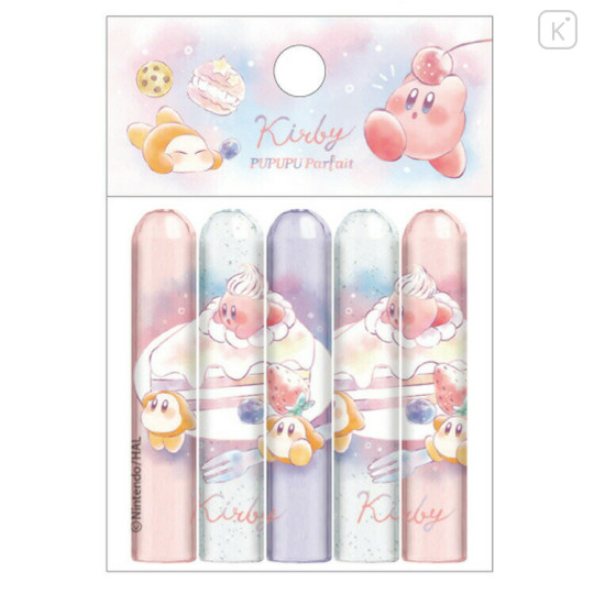Japan Kirby Pencil Cap 5pcs Set - Kirby : Pupupu Parfait - 1