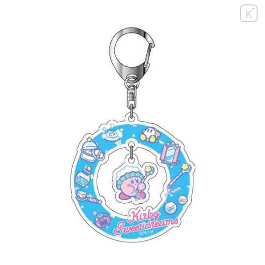 Japan Kirby Acrylic Keychain - Blue : Sweet Dreams in Bath - 1