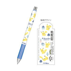 Japan Pokemon EnerGize Pencil - Pikachu / Forrest & Town Blue